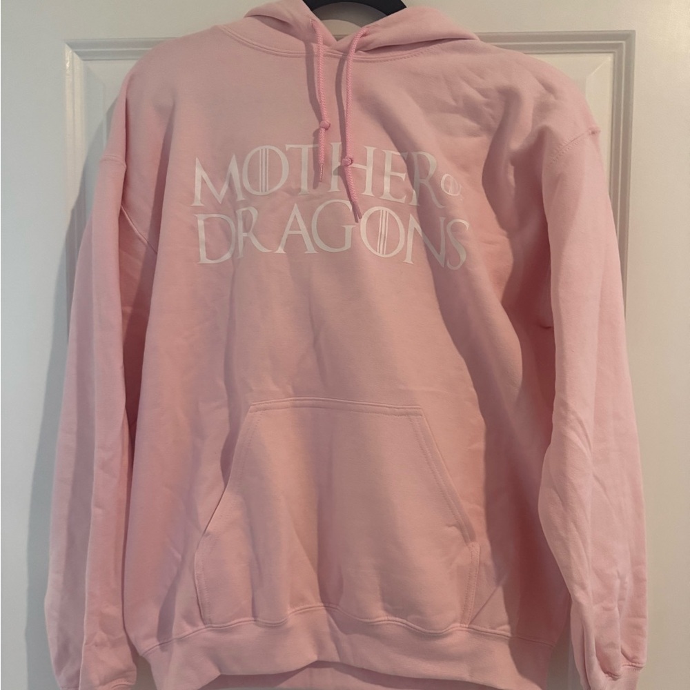 Gildan pink mother of dragons hoodie